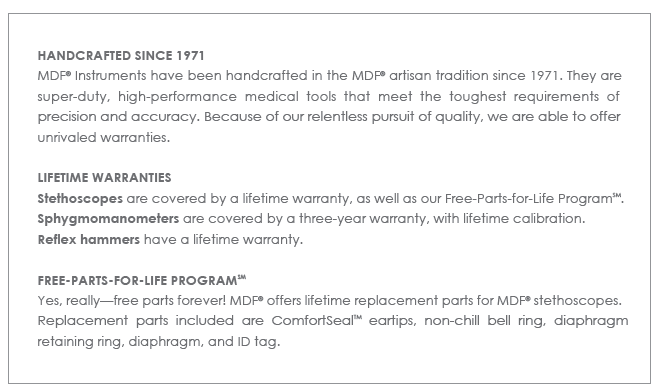 MDF Stethoscope Benefits