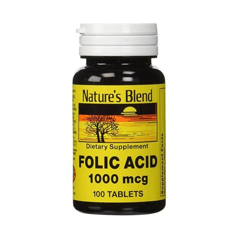 Image 1 of Natures Blend Folic Acid Supplement