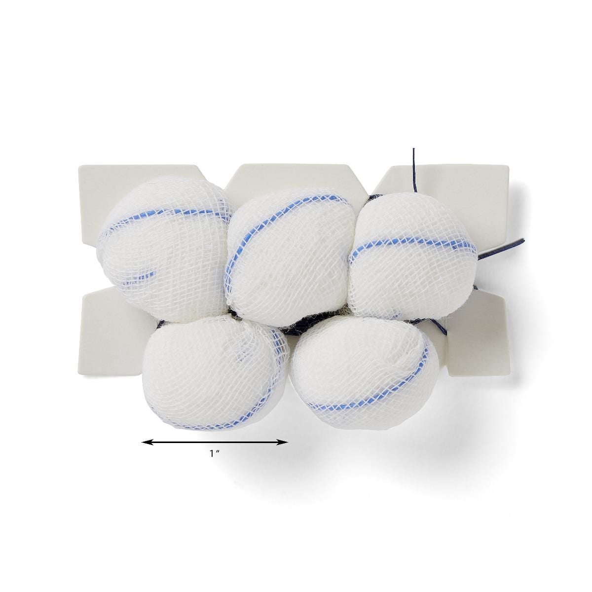 Medline X-Ray Detectable Tonsil Sponges, Size S - L