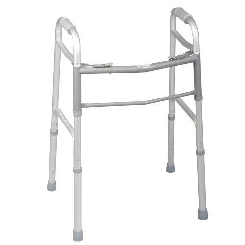 Image 1 of Medline Youth Two-Button Folding Walkers without Wheels
