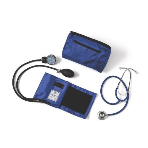 Image 4 of Medline Compli-Mates Dual Head Aneroid Sphygmomanometer Combination Kits
