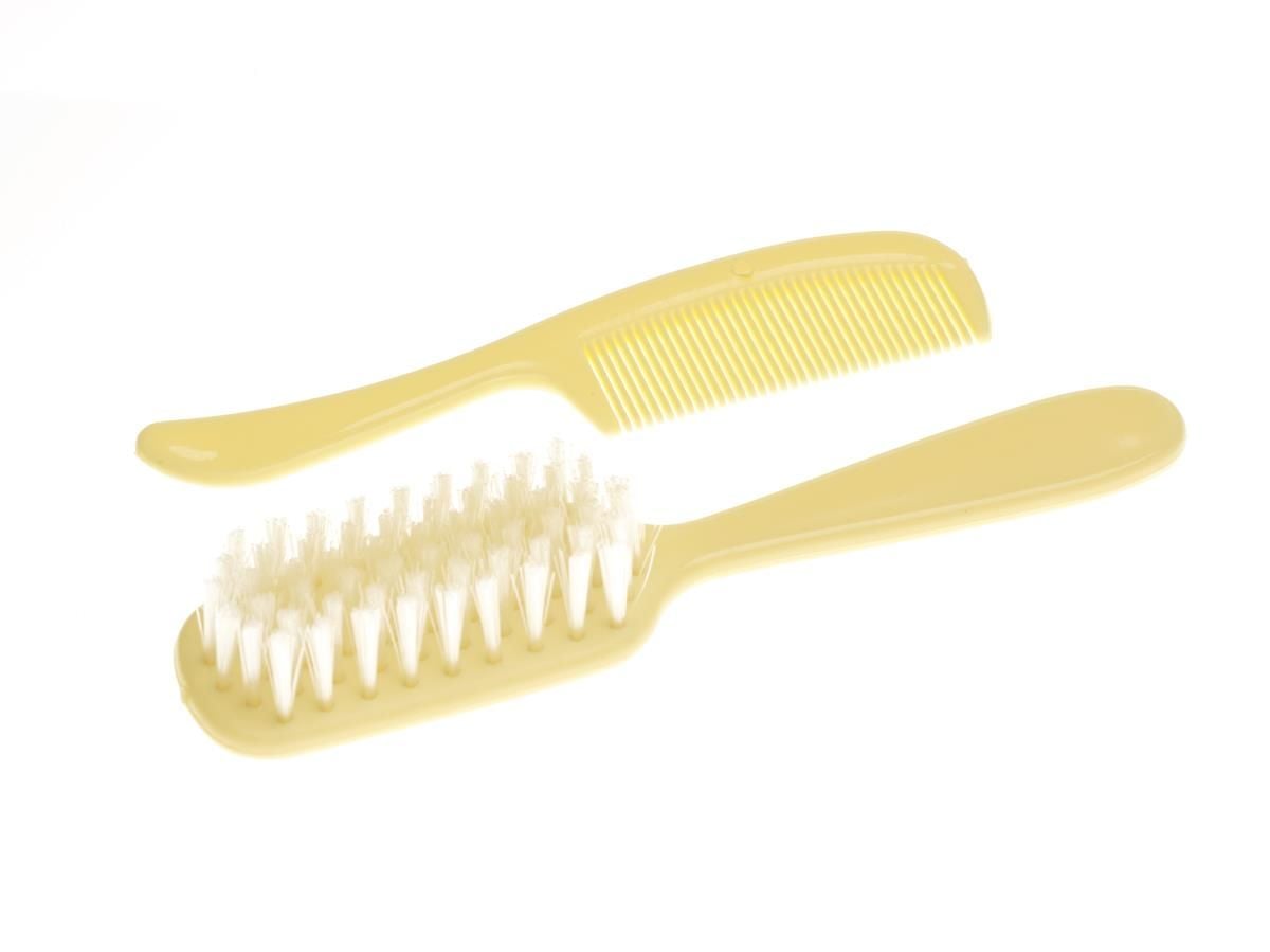 Medline Baby Comb and Brush Sets, Ivory