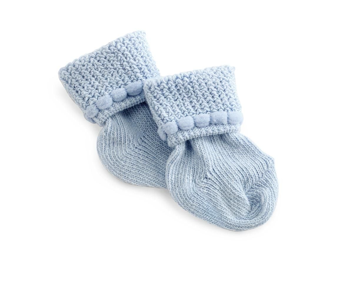 Medline Infant Booties, Blue, Pink, or White
