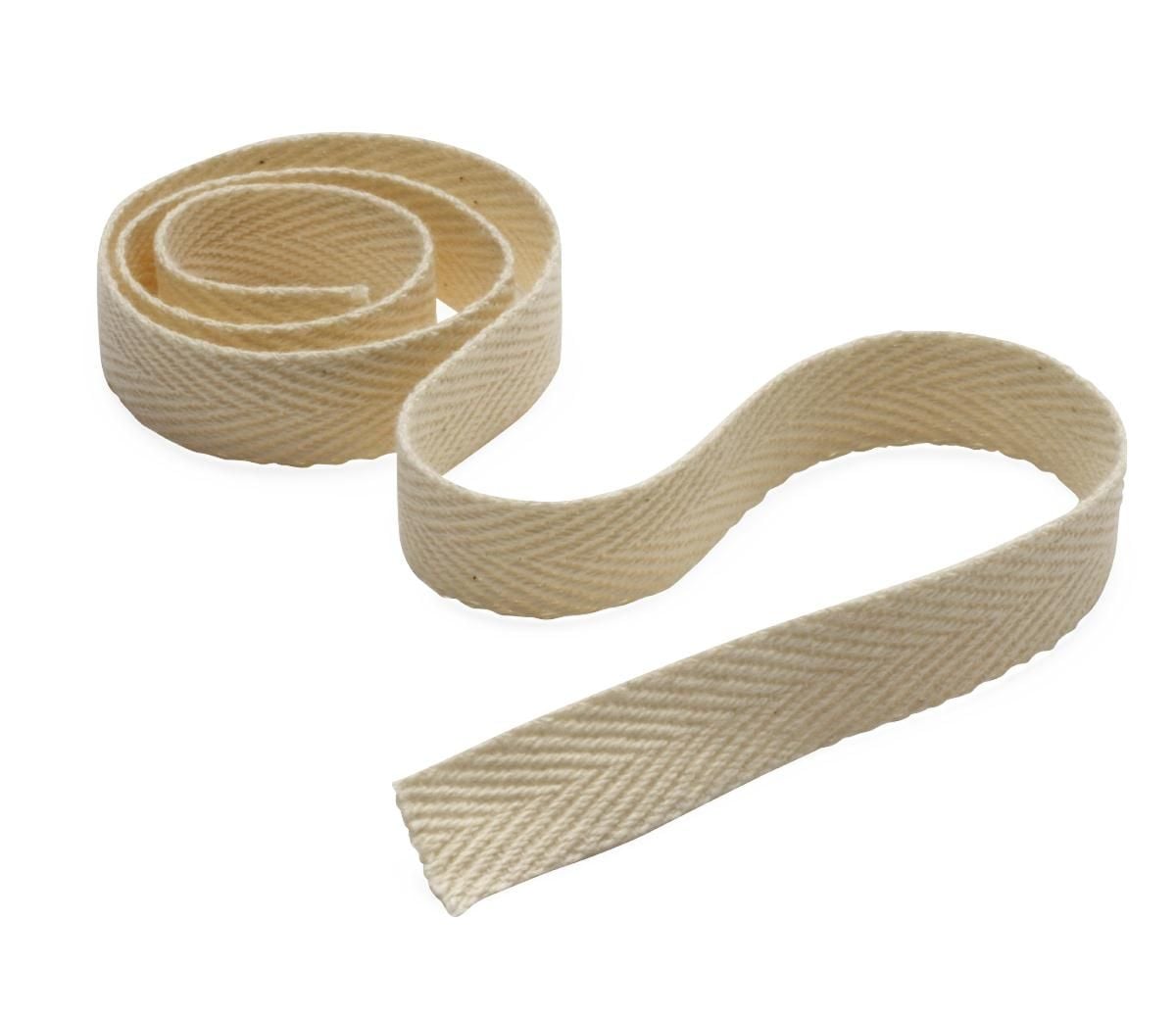 Medline Unbleached Twill Tapes, Cotton or Polyester