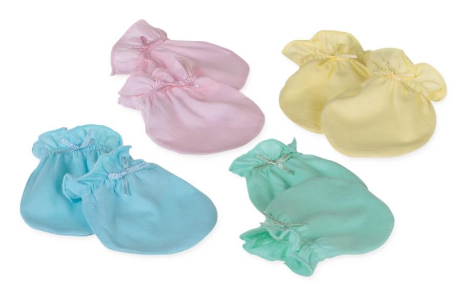 Medline Infant Mittens, Assorted Pastels - MDTDDR116