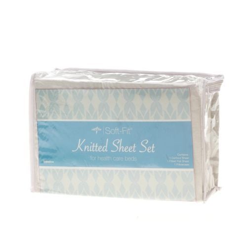 Image 5 of Soft-Fit Knitted Sheet Set