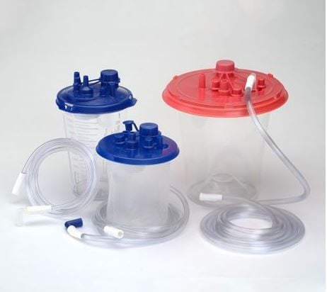 Medi-Vac Guardian Suction Canister, 12 Liter & 1200cc - Cardinal