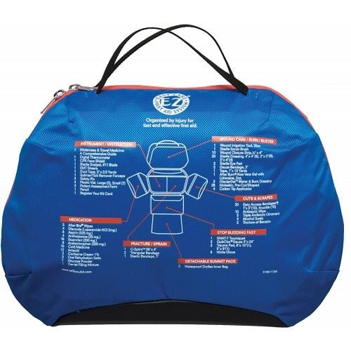 A back view of the Mountaineer Medical Kit bag, closed.