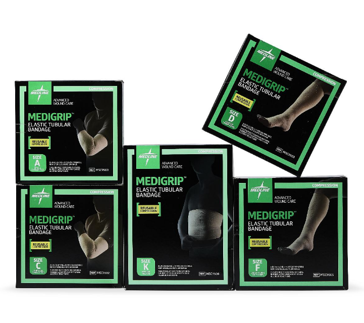 Medline Medigrip Elasticated Tubular Bandage - All Sizes