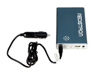 Battery with cable plugged in