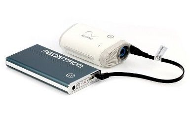 Battery with AirMini plugged in