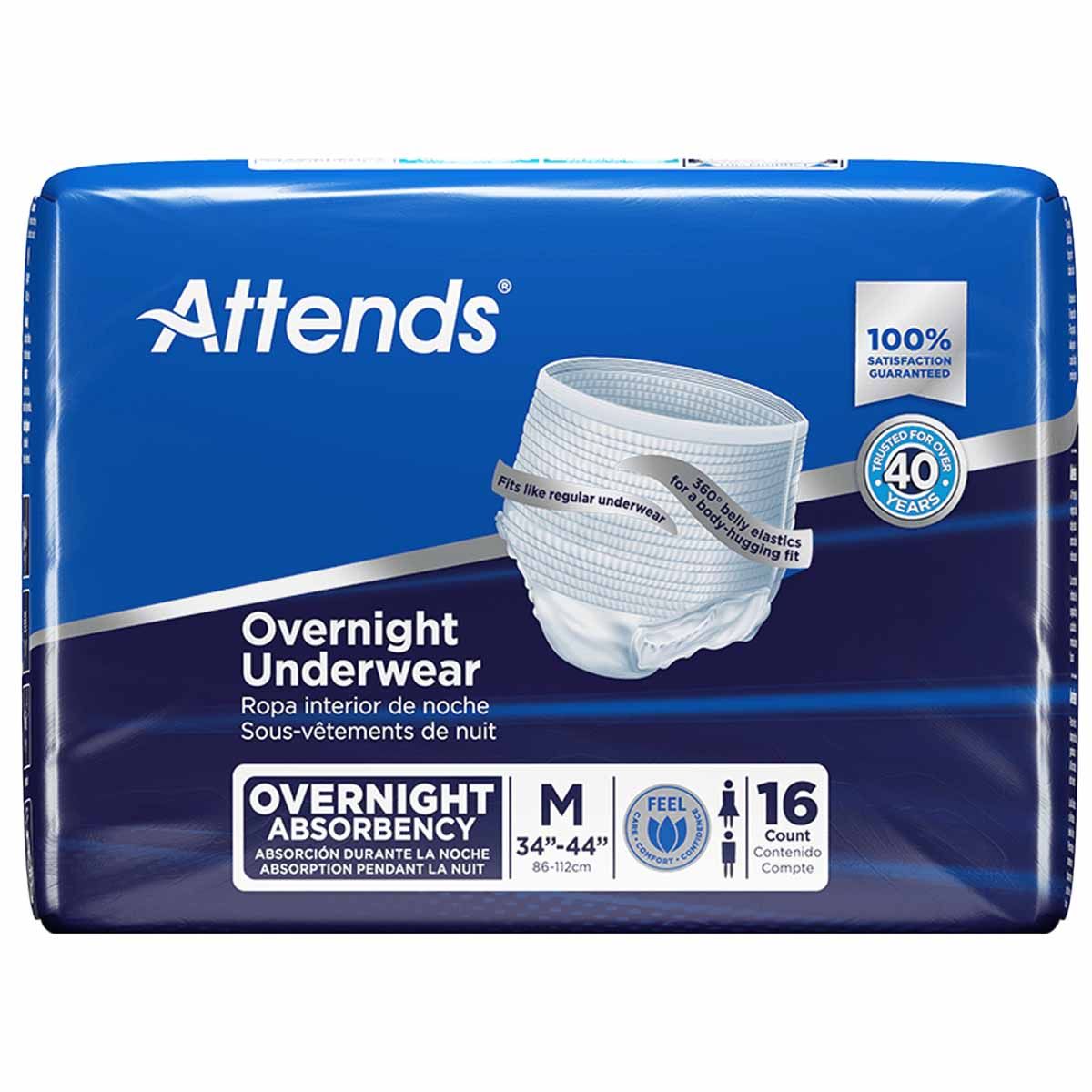 Image 5 of Attends Overnight Underwear with Heavy Absorbency
