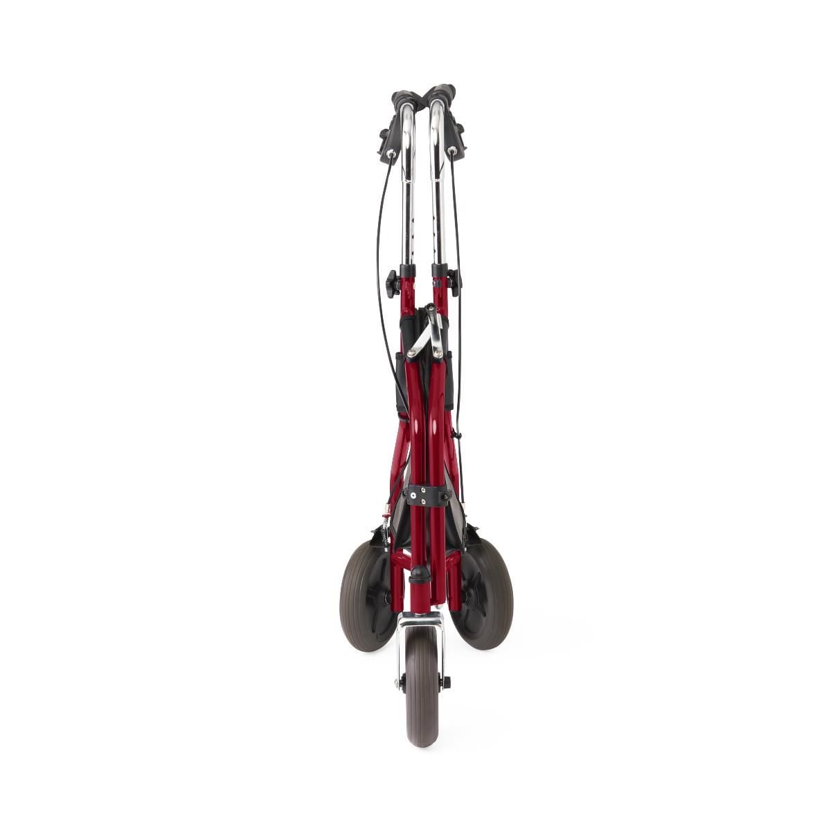 Red Rollator - Folded