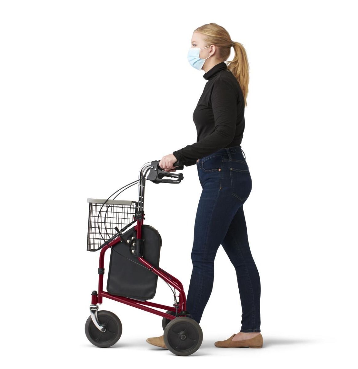 3-Wheel Steel Rollator Application