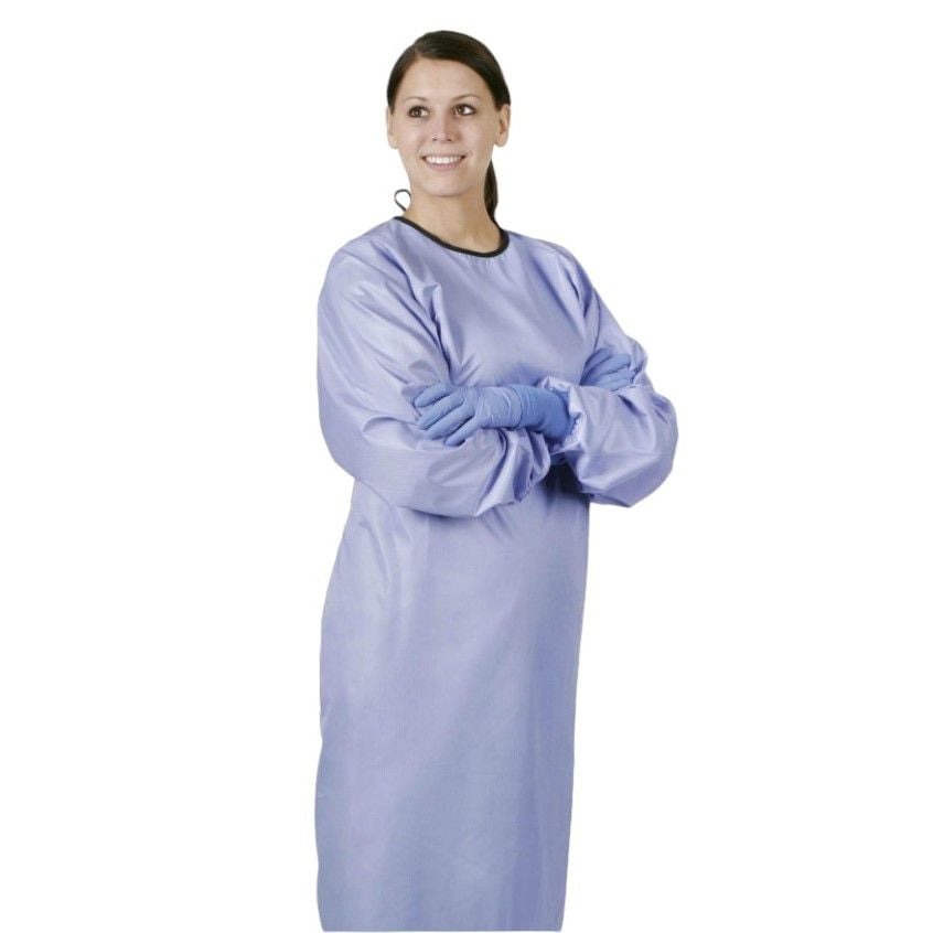 Blockade backless surgical gown