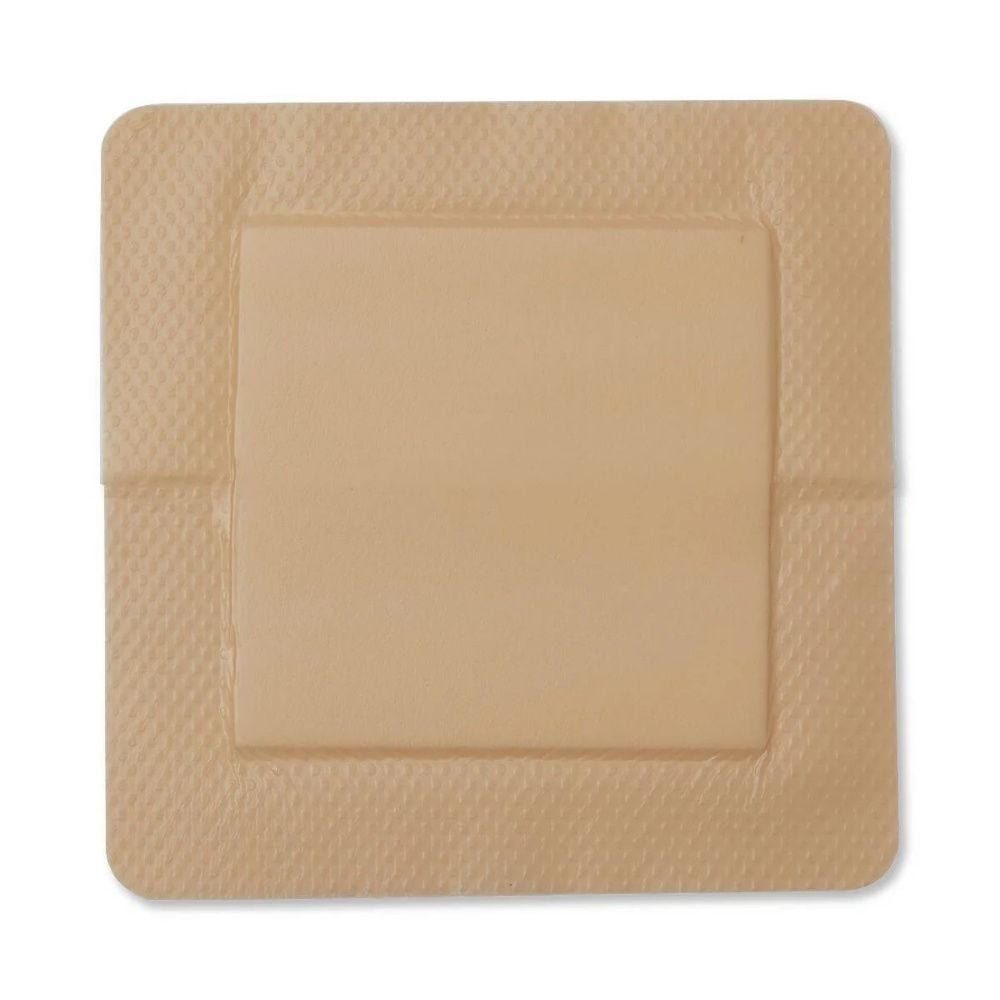 Square-Shaped Silicone Foam and Border Dressing