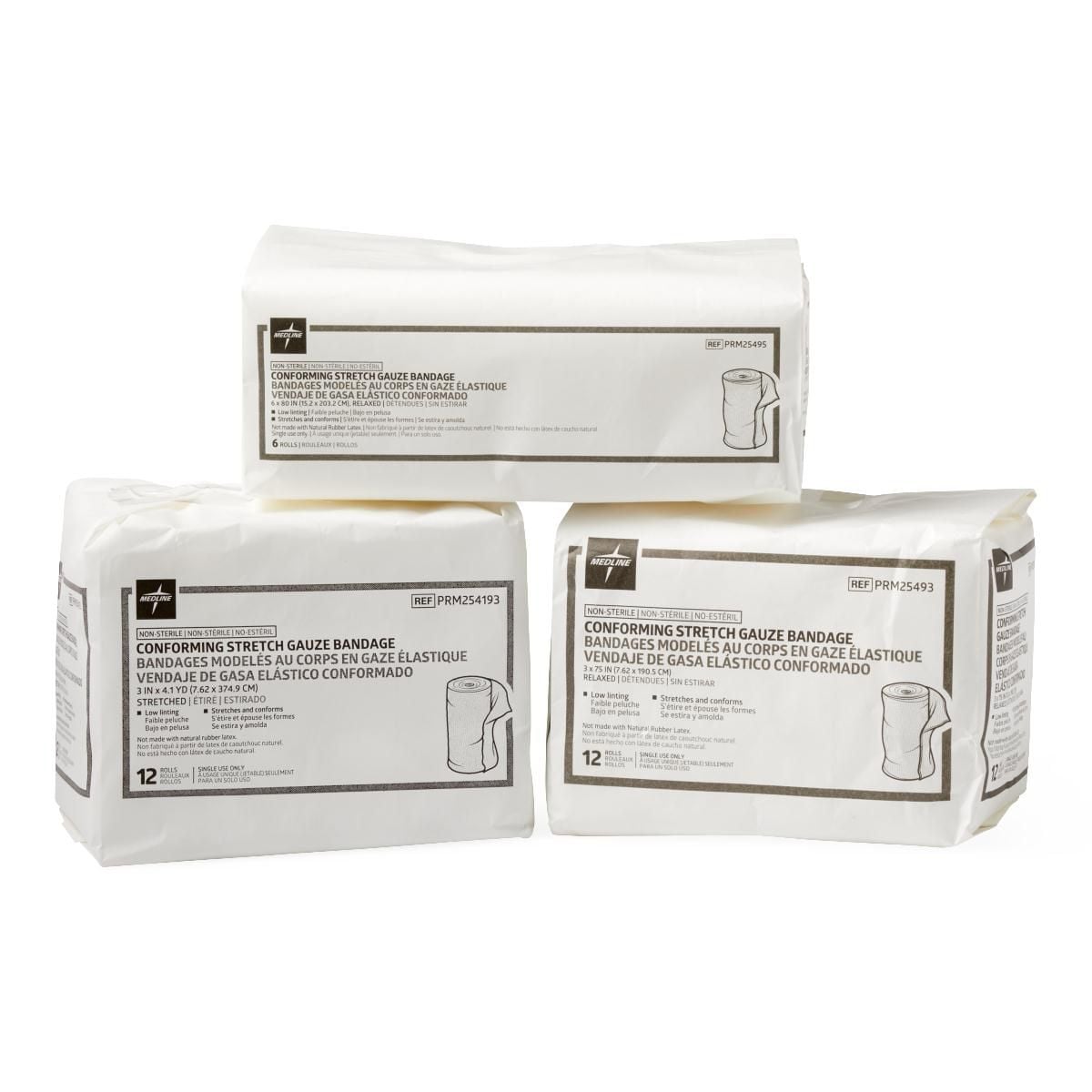 Image 3 of Medline Conforming Stretch Gauze Bandage