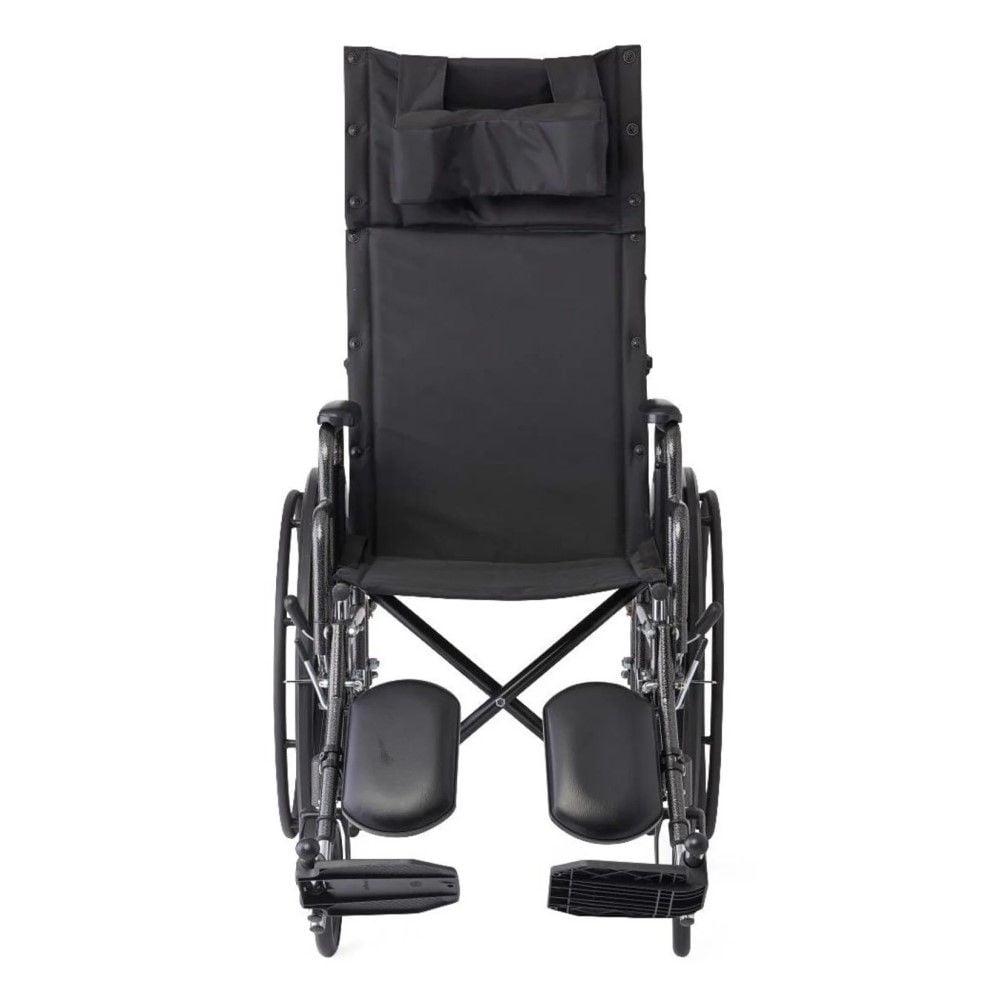 Front view of a Medline wheelchair.