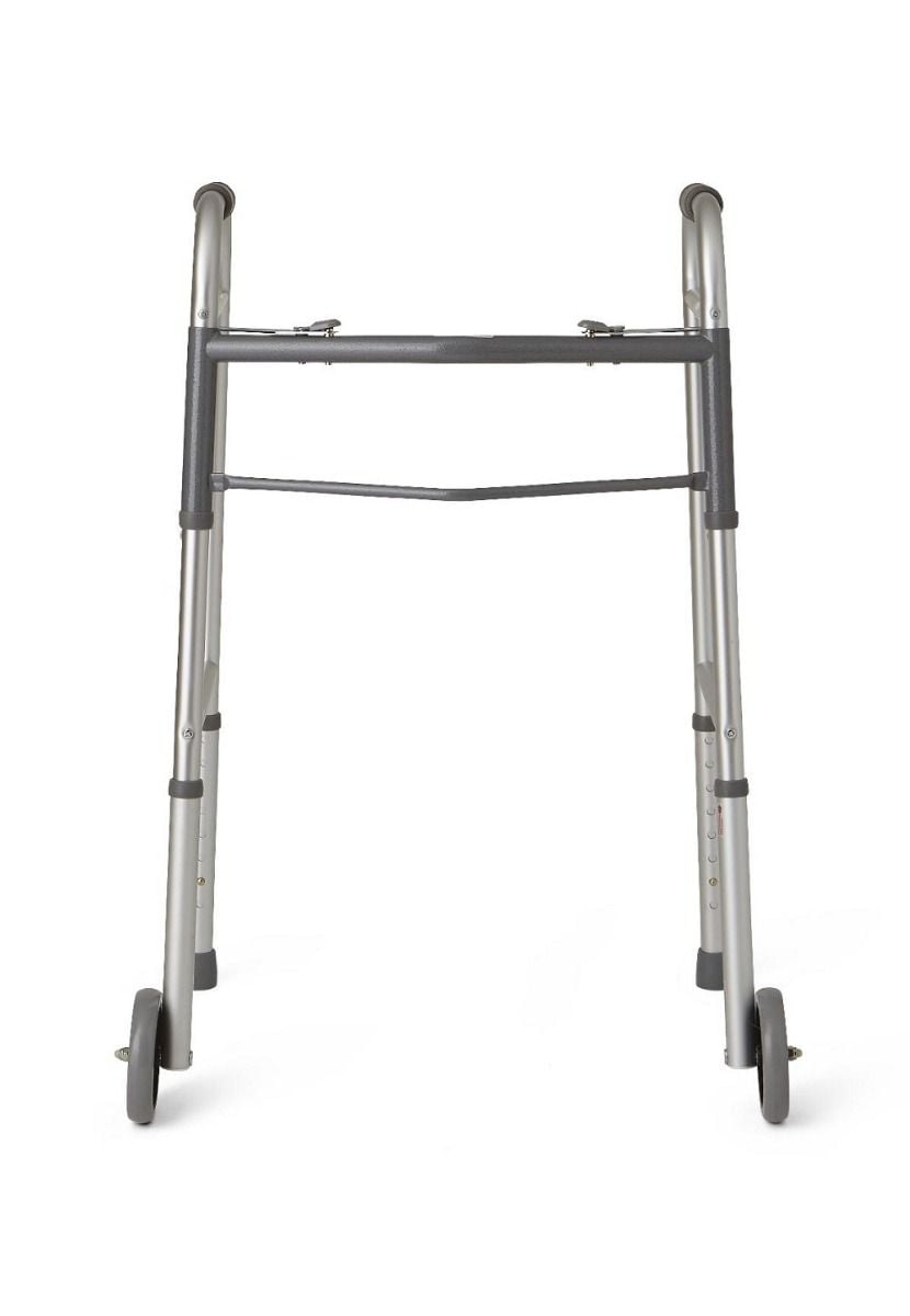 Medline Foldable Walker with Soft Handles