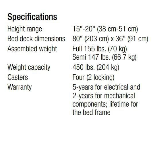 Image 5 of Medline Semi-Electric Basic Homecare Hospital Bed - MDR107002E