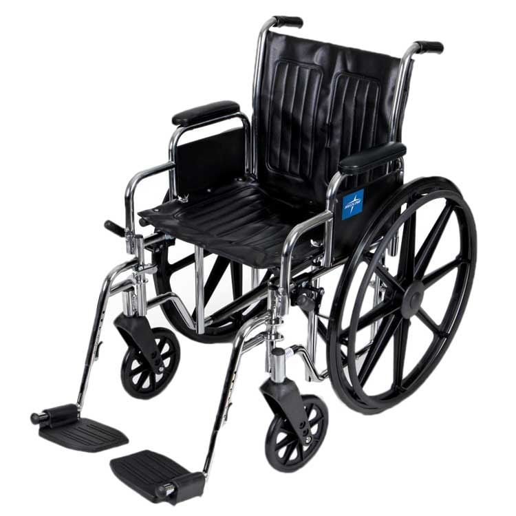 Medline Excel 2000 Wheelchair | 16, 18 Inch Seat | Vitality Medical