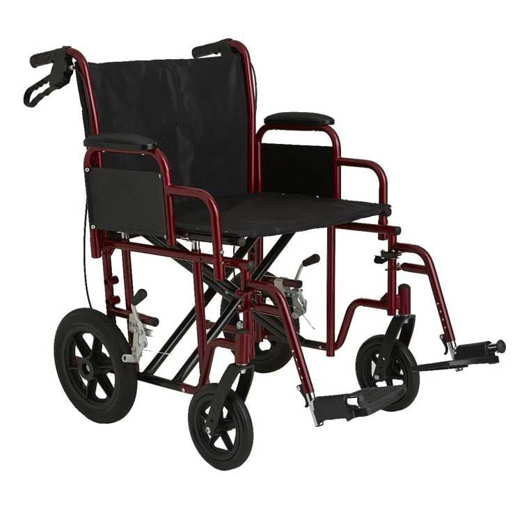 Medline Bariatric Transport Chair - MDS80822B | Vitality Medical