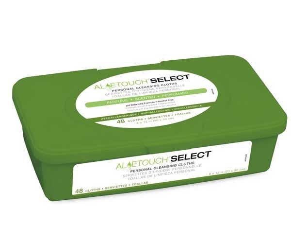 Medline MSC263701 AloeTouch Select Premium Spunlace Personal Cleansing Cloths