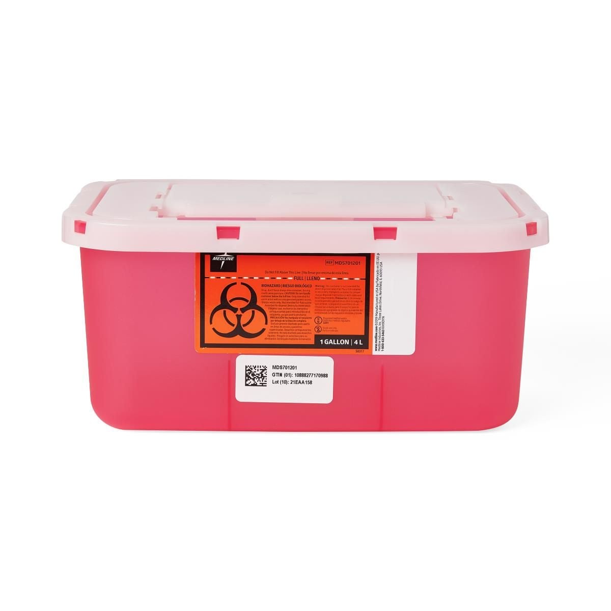 Medline 1-Gallon Sharps Container