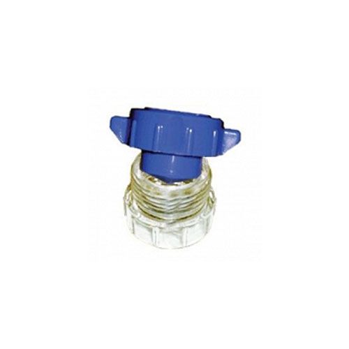 Clear Base with Blue Top