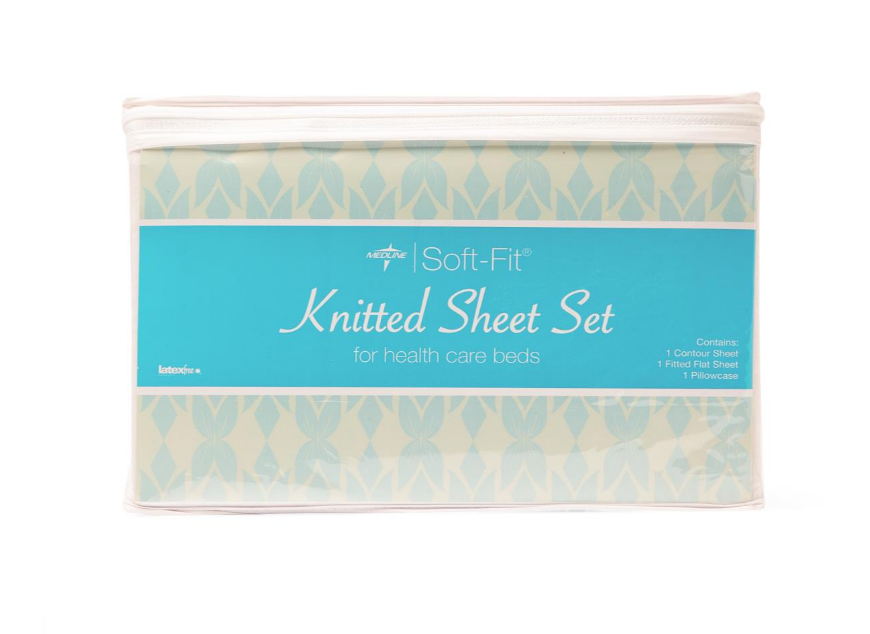 Medline Soft-Fit Knitted Sheet Set