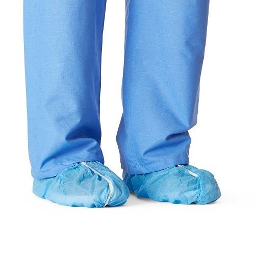 Medline Smooth Bottom Shoe Covers Front View.