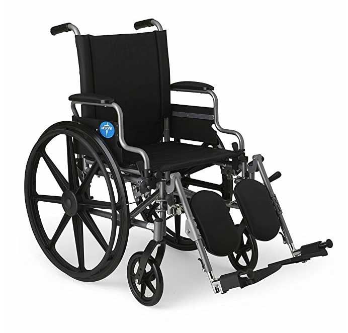 Medline K1 Wheelchair with Arms, Footrests or Legrests | Vitality
