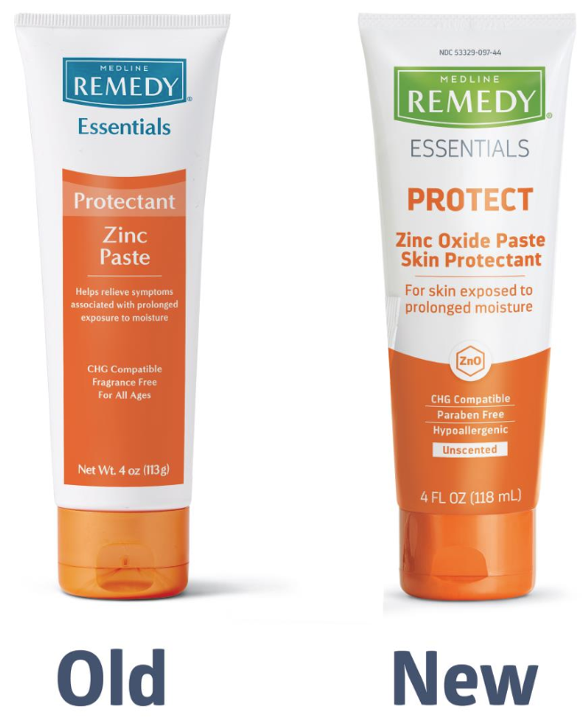 Image 2 of Medline Remedy Essentials Protect Zinc Oxide Paste Skin Protectant
