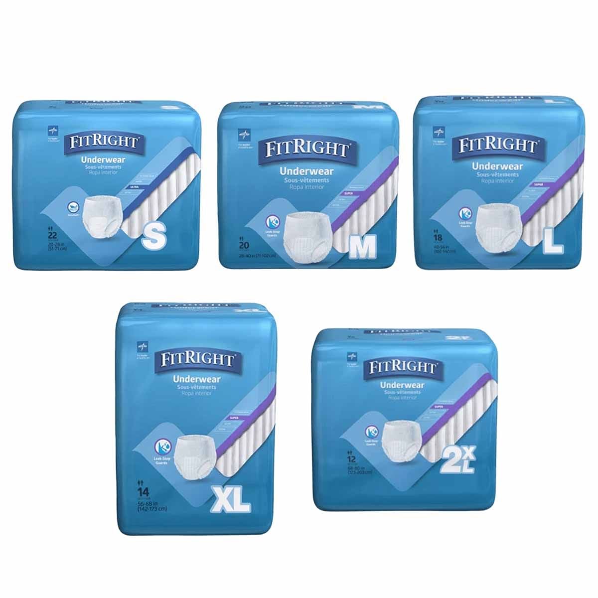 Medline FitRight Super Protective Underwear | Vitality Medical