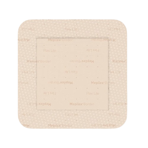 6 x 6 inch Mepilex Border Flex Lite bandage