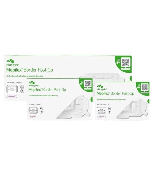 Image 13 of Mepilex Border Post-Op All-In-One Surgical Wound Dressing