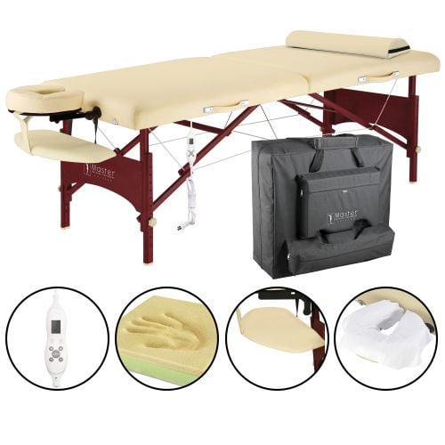 Image 1 of Caribbean Deluxe Therma-Top Massage Table Package
