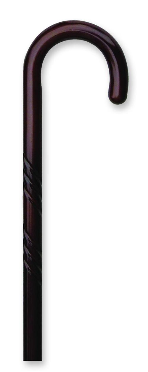 Image 1 of Mountain Properties Spiral Tourist Walnut Cane