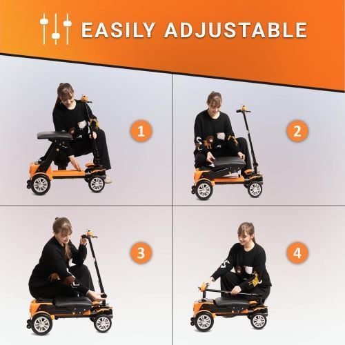 Image 4 of PMT MobiJoe Compact Lightweight Folding Scooter