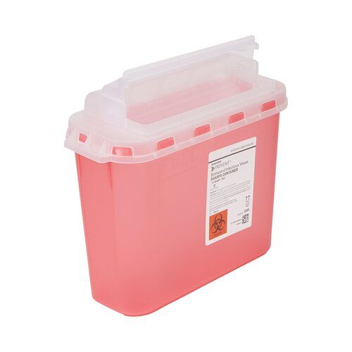 Red Sharps Container