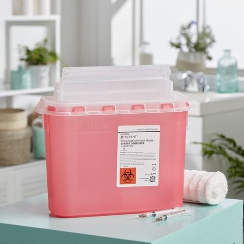 Red Sharps Container Application