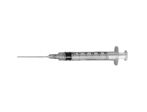Image 3 of 3 mL Syringes with Needle by Monoject