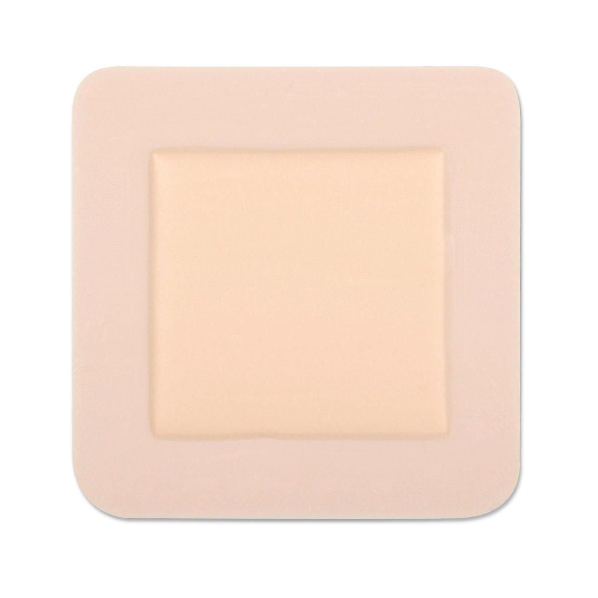 Square Foam Dressing with Adhesive Border