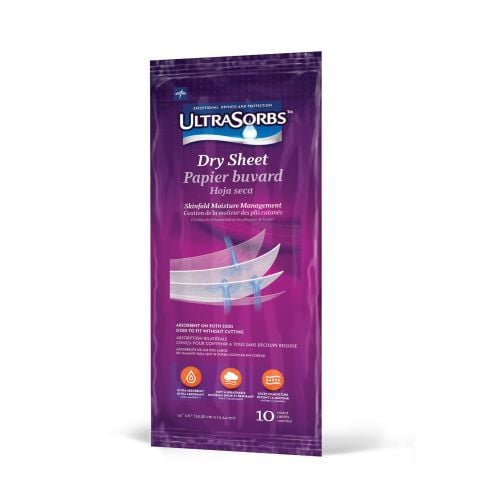 Image 5 of Medline Ultrasorbs Skinfold Dry Sheet