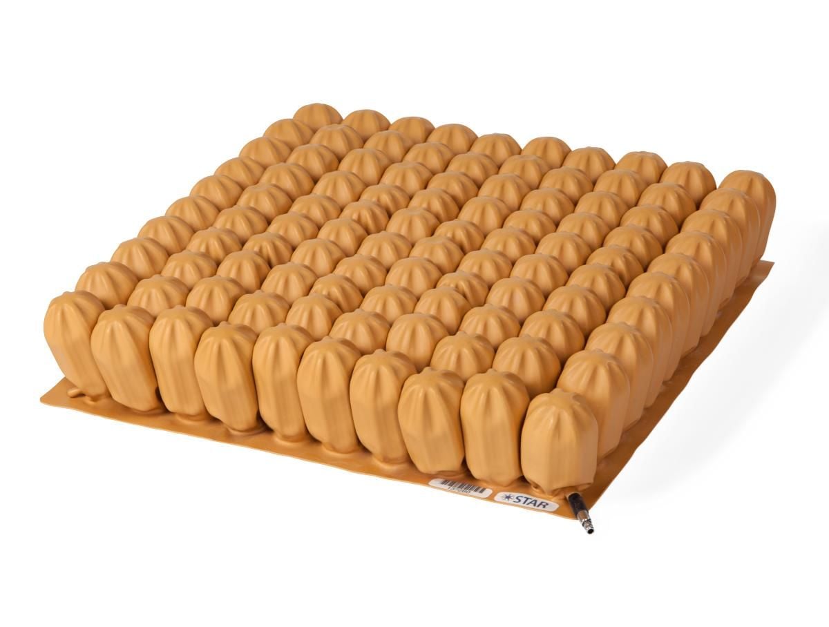 Medline Star Air Cell Wheelchair Cushions, High Profile, 16 x 16 x 4 in. - MSC1S1515