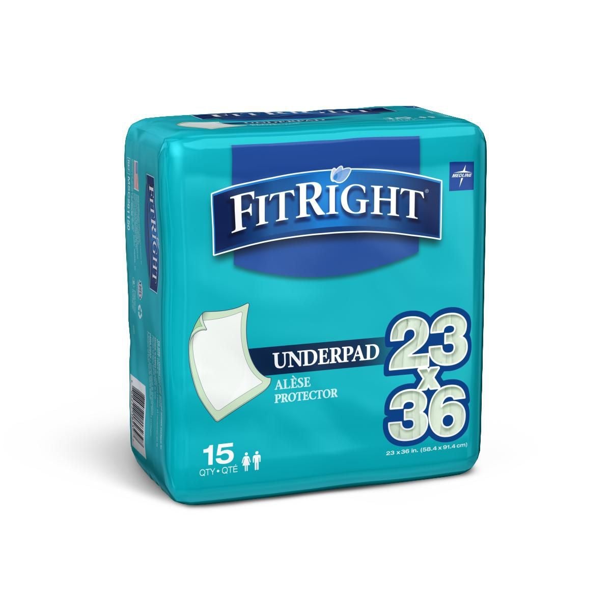 Image 2 of Medline FitRight Underpads