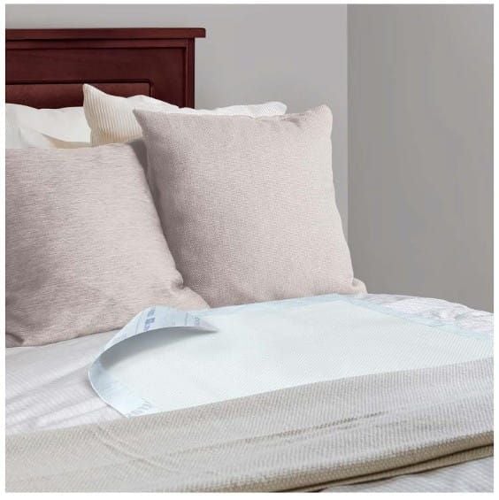 Underpad on Bed