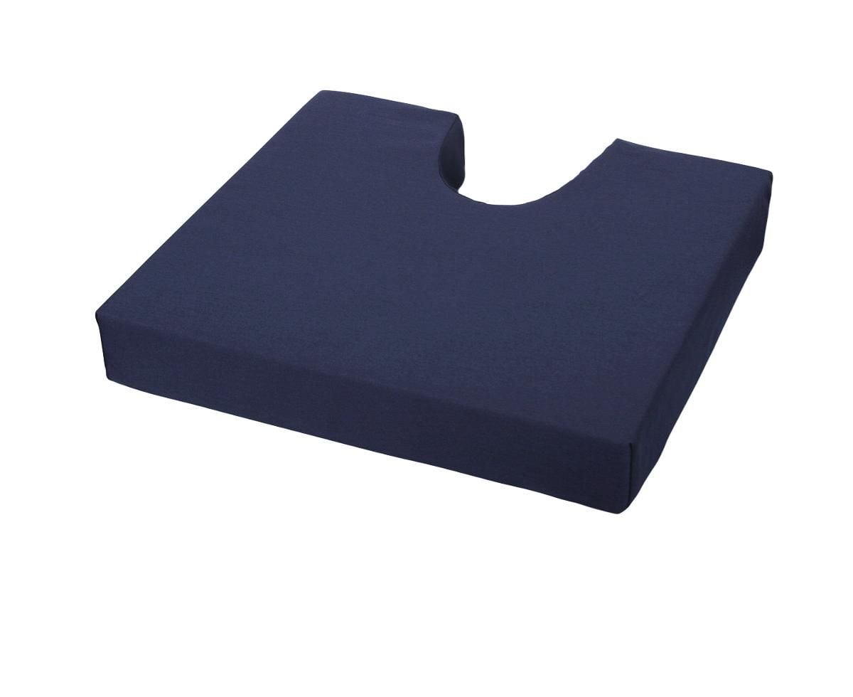 Medline Pressure Redistribution Foam Cushion with Cutout, 18 x 16 x 3 in. - MSCCYX1816R