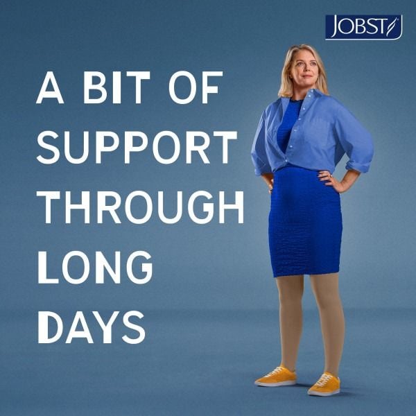 Image 4 of Jobst Relief 20-30 mmHg Closed Toe Knee High Compression Socks