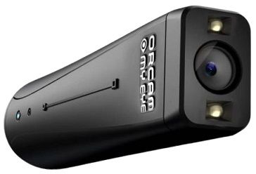 An image of the OrCam MyEye from the front with a good view of the lens.